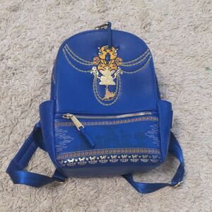 Disney Loungefly Navy Aladdin Agrabah Mini Backpack